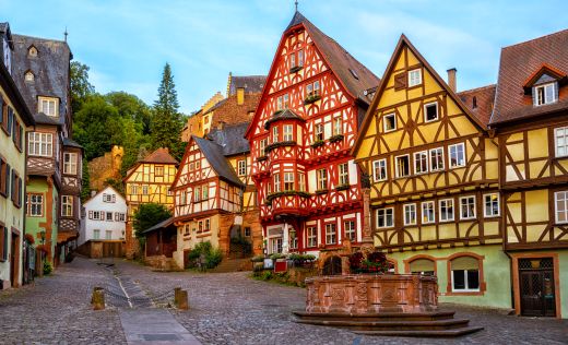 Fachwerkh&auml;user in Miltenberg