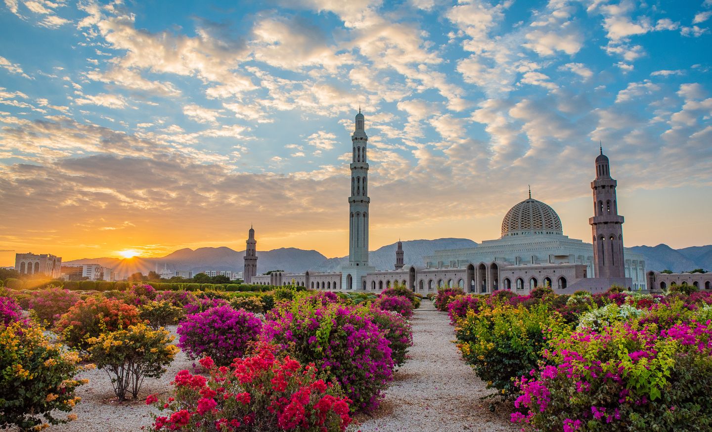 Sultan Qabus Moschee, Oman