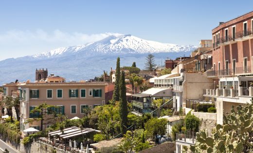 Panorama Taormina Vulkan &Auml;tna, Sizilien